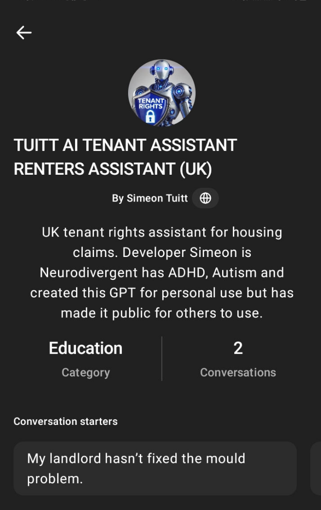 AI Tenant Renters Assistant GPT