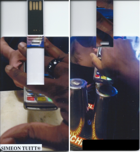SAMPLE Smart Ring Design 1GB USB Memory Stick Flash Drive Backup Credit Card USB