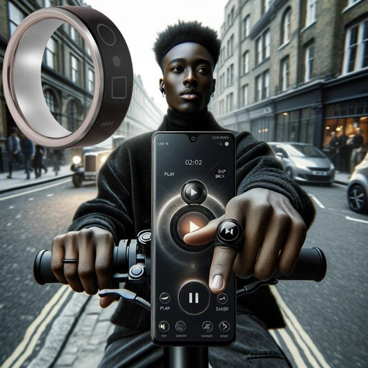TUITT® Scooter Music Bluetooth Remote Control Smart Rings for Smartphone Music