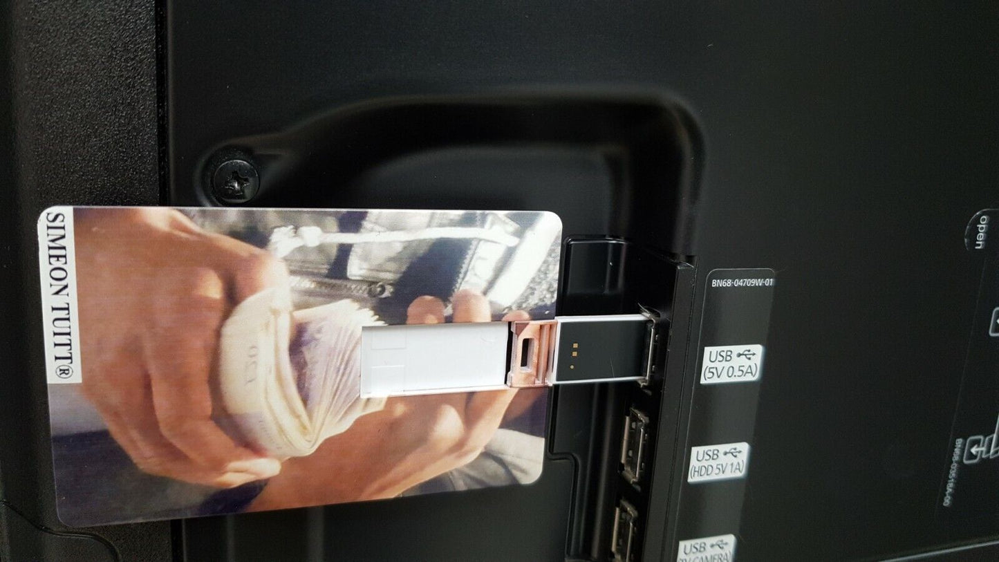 SAMPLE SIMEON TUITT Design 1GB USB Memory Stick Flash Drive Backup Credit Card USB