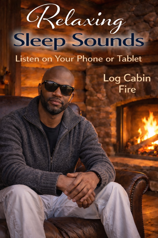 Sleep Sounds - Log Cabin Fire Natural Sounds Audio Download - Sleep Sounds Audio - Sleep Therapy Audio Download With Master Resell Rights License