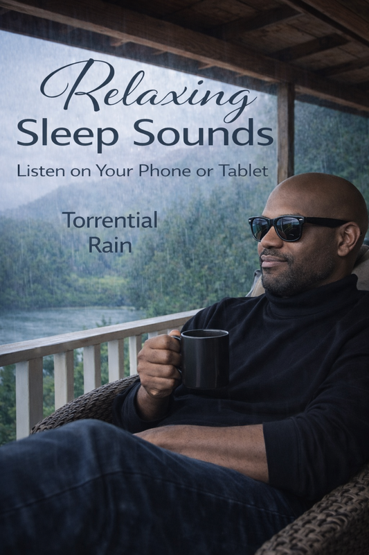 Sleep Sounds - Torrential Rain Natural Sounds Audio Download - Sleep Sounds Audio - Sleep Therapy Audio Download With Master Resell Rights License