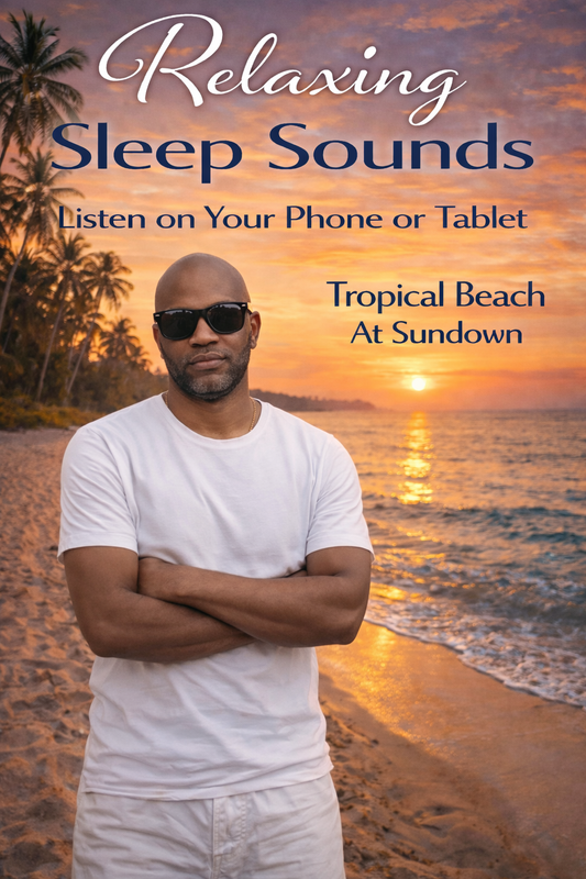 Sleep Sounds - Tropical Beach At Sundown Natural Sounds Audio Download - Sleep Sounds Audio - Sleep Therapy Audio Download With Master Resell Rights License