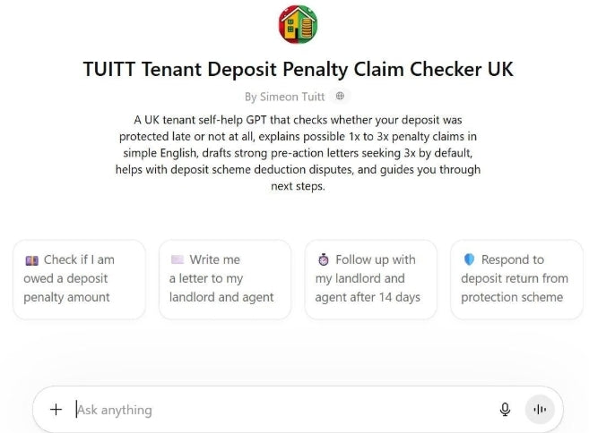 Resell Rights - Landlord Owe You Up To 3× Your Home Or Flat Deposit? (UK) Tenants Check If You Have A Deposit Penalty Payment From Tenancy Letting Agent GPT - Download Delivery