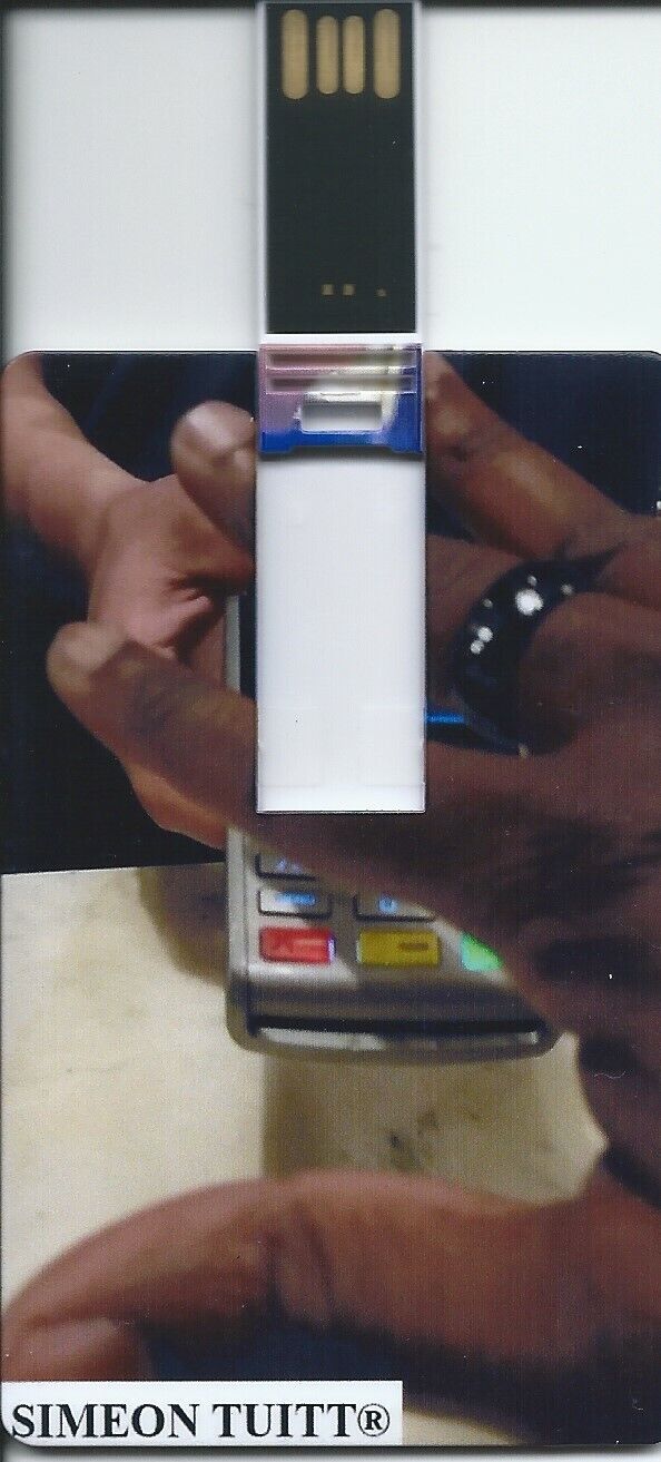 SAMPLE Smart Ring Design 1GB USB Memory Stick Flash Drive Backup Credit Card USB