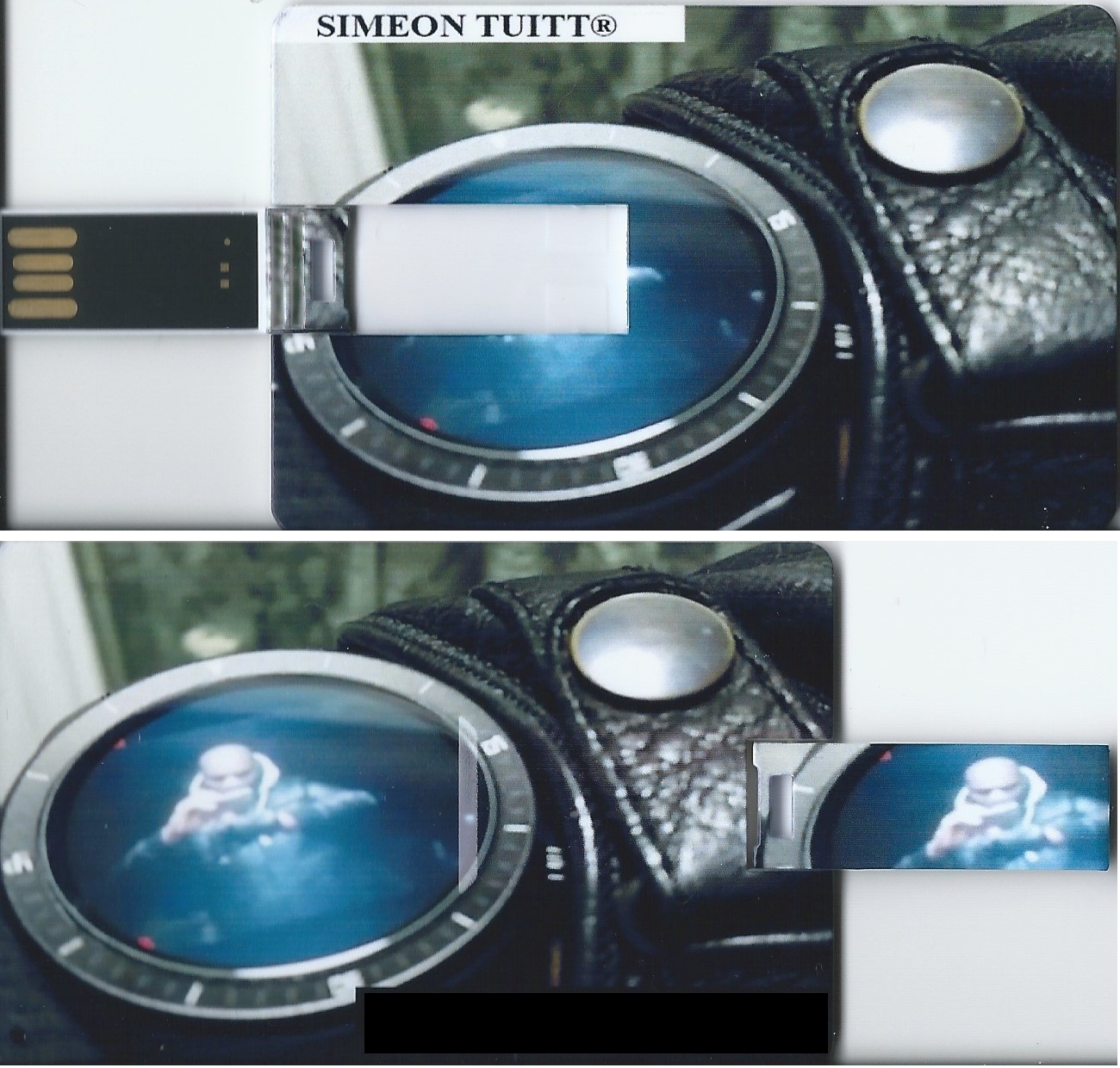SAMPLE SMART WATCH Design 1GB USB Memory Stick Flash Drive Backup Credit Card USB